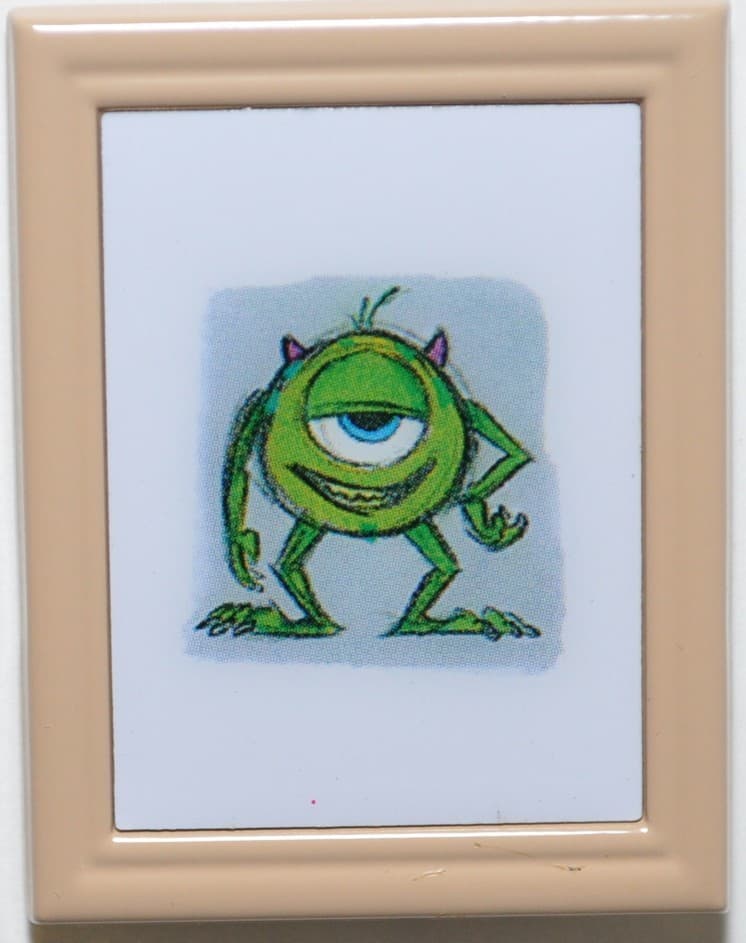 Pixar Animation Studios Framed Set - Monster's Inc. - Mike Wazowski front