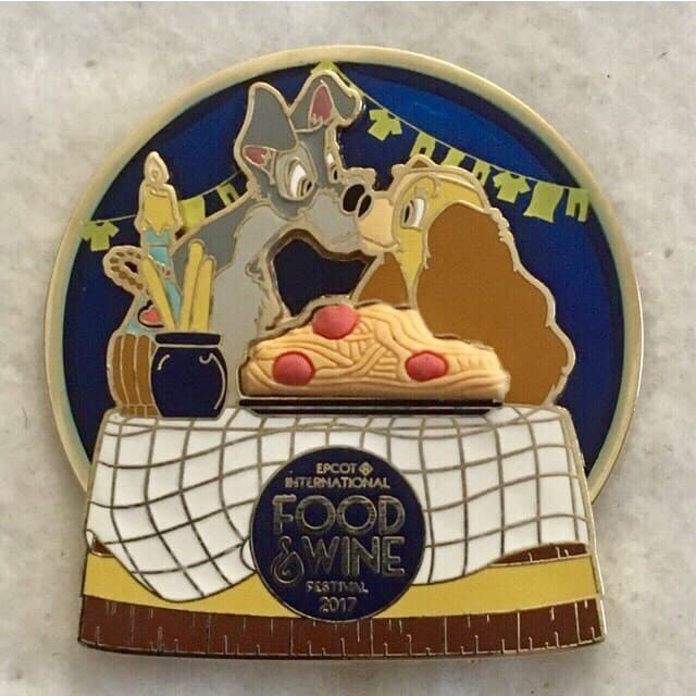 2017 Epcot Food & Wine Festival Annual Passholder - Lady & Tramp front