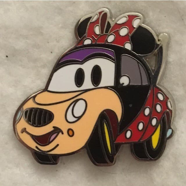 Disney Characters as Cars - Minnie Mouse front