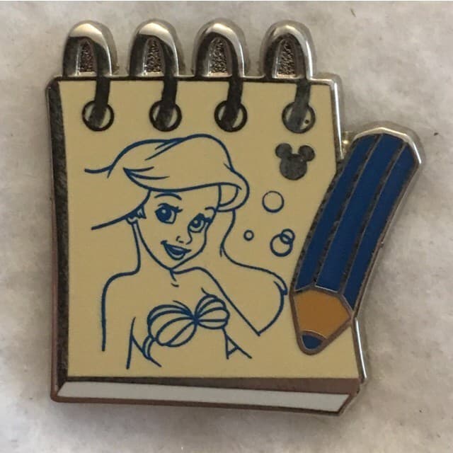 Hidden Mickey 2014 - Sketch Pads - Ariel front