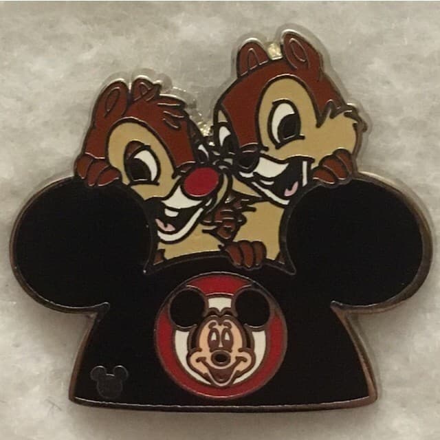 Hidden Mickey 2015 WDW - Ear Hats - Chip & Dale front