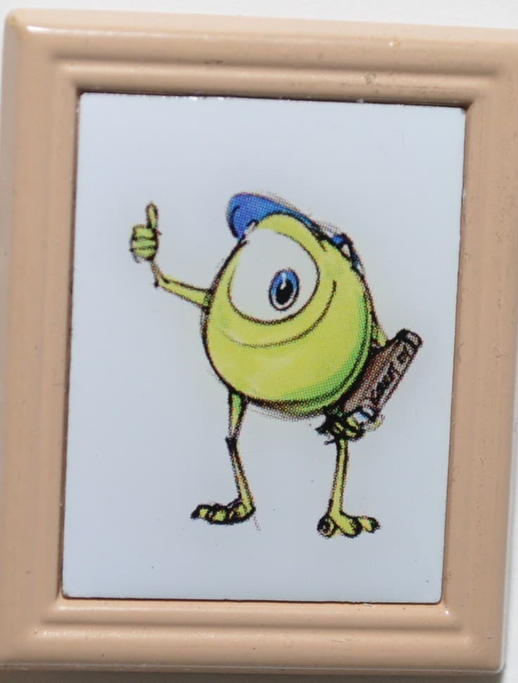 Pixar Animation Studios Framed Set - Monster's University - Mike Wazowski front