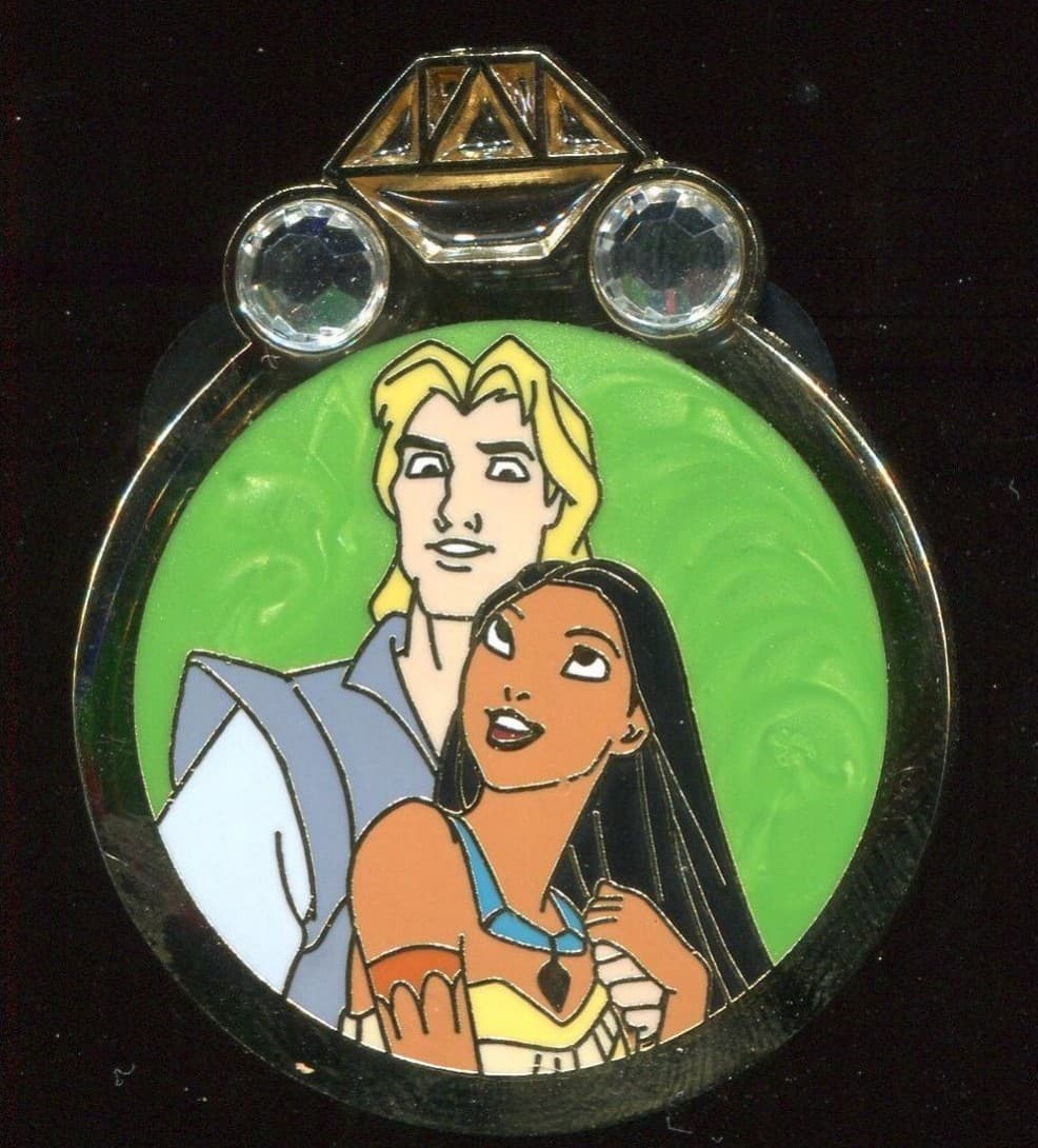 Disney Couples Reveal / Conceal Mystery Set - Pocahontas and John Smith front