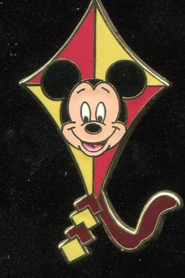 Lanyard Series 3 - Kites - Mickey Mouse front