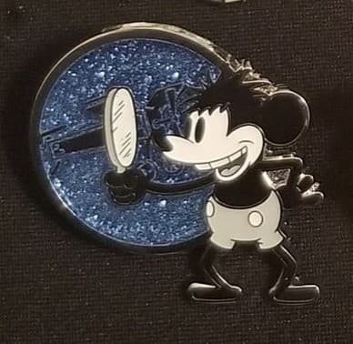 Celebrate Mickey Mouse Party Mystery Pin - Plane Crazy Mickey Mouse front