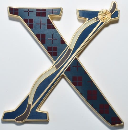 Pixar Party Letters Framed Set - X (Brave) front