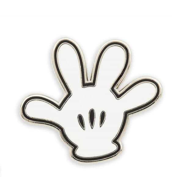Monthly Mickey Mouse Memories Pin - January - White Glove front
