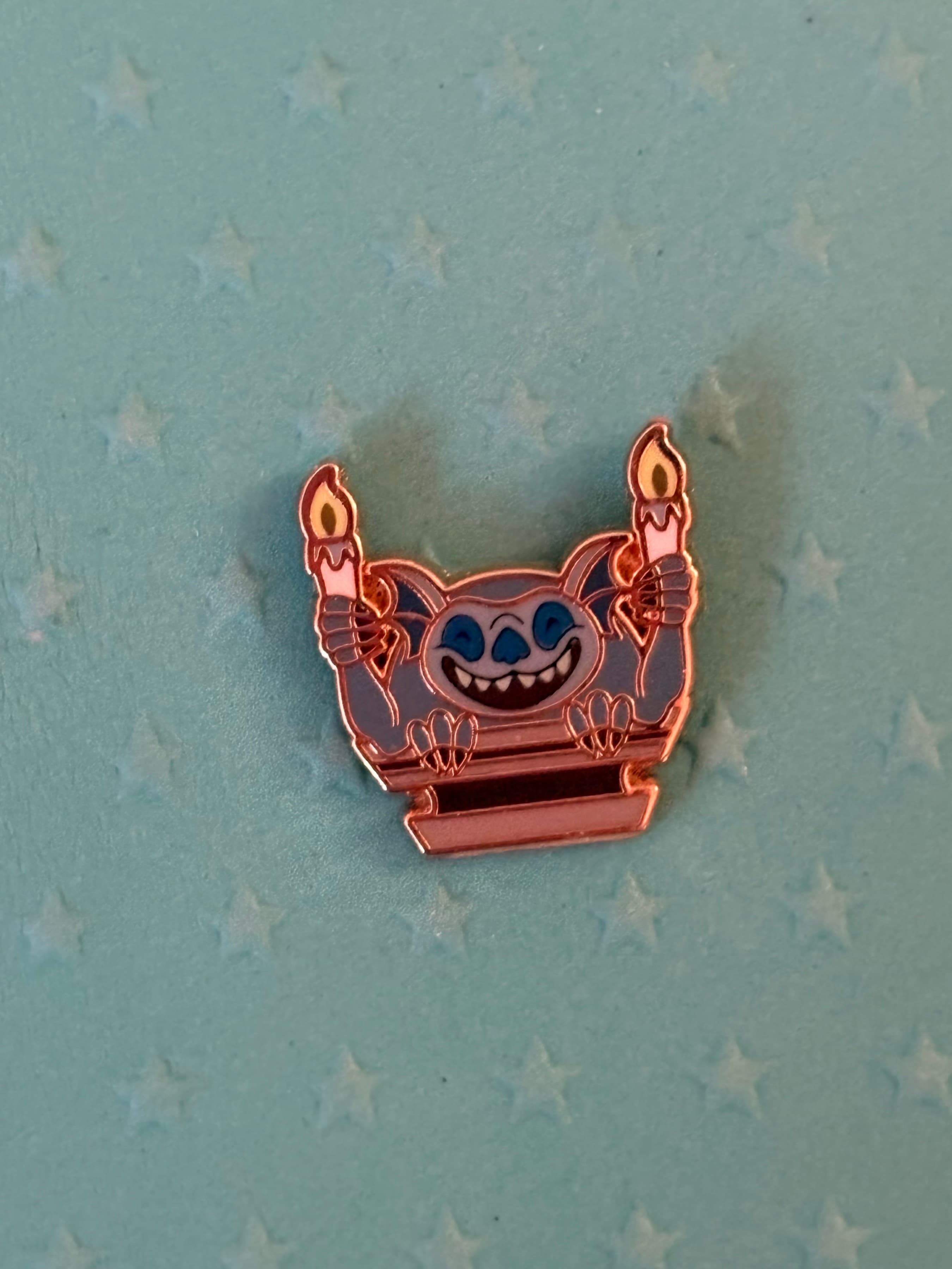 Haunted Mansion Mystery Micro - Gargoyle Candelabra - Pink A La Mode (PALM) front